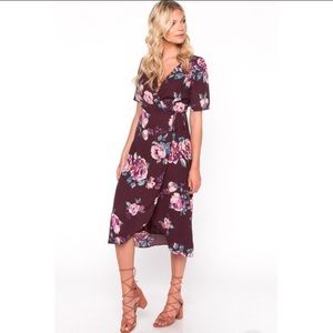 Floral Wrap Dress